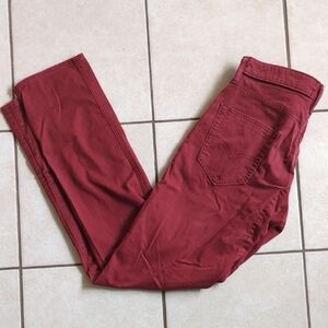 Levi's 511 Slim Pants in Burgundy